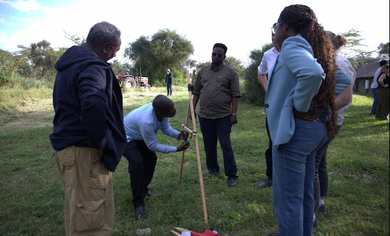 Participants took part in a hands-on RD exercise: learning to build and calibrate an A-frame level